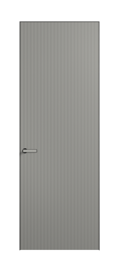 Дверь межкомнатная Velvet 8201 Матовый нейтральный серый. Скрытый короб Черный Цена 57169 . Фабрика дверей Волховец 8 (800) 551 43 19 Межкомнатная дверь Velvet 8201 Матовый нейтральный серый. Цена 57169 | Volhovec