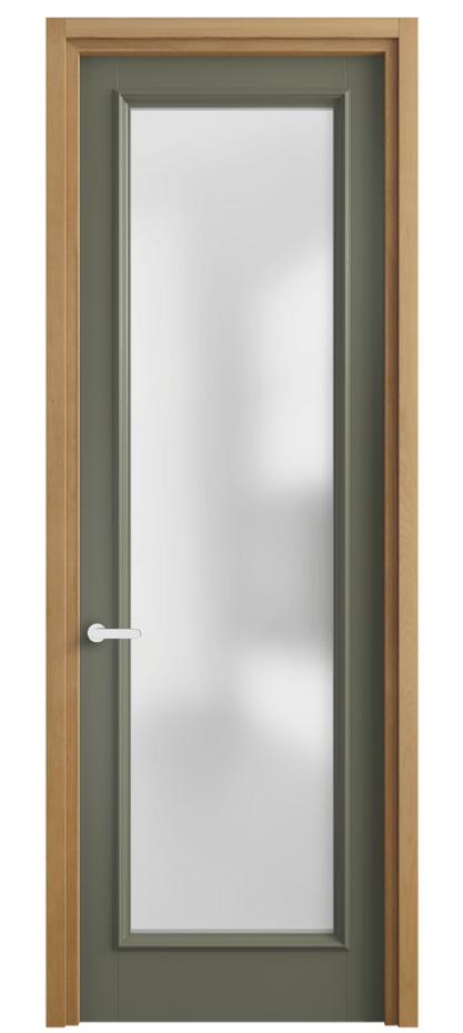 Дверь межкомнатная Charm 6702 Бук оливковый тёмный Сатинированное стекло Узкий классический наличник БНМ Цена 677100 AMD Наличники уже входят в базовый комплект. Фабрика дверей Волховец 8 (800) 551 43 19 Межкомнатная дверь Charm 6702 Бук оливковый тёмный Сатинированное стекло Цена 677100 AMD | Volhovec