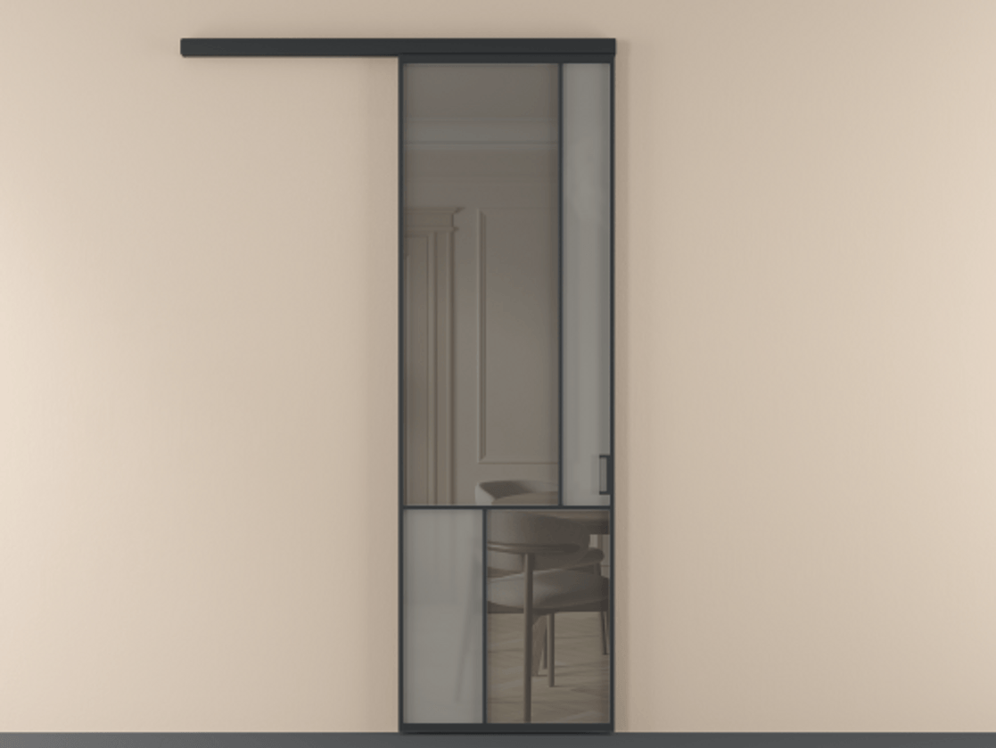 Перегородка Mosaic вдоль стены 1 створка АЛПР 041.21 Алюминий Черный Сатинированное серое стекло, триплекс, 6 мм + Прозрачное серое стекло, триплекс. Скрытый короб ЧЕР Цена 886090 AMD . Фабрика дверей Волховец 8 (800) 551 43 19 Перегородка Mosaic вдоль стены 1 створка АЛПР 041.21 Алюминий Черный Сатинированное серое стекло, триплекс, 6 мм + Прозрачное серое стекло, триплекс Цена 886090 AMD | Volhovec