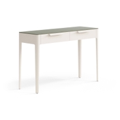 Консоль Piega 2 ящика Матовый бежево-серый