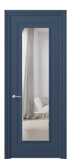 Дверь межкомнатная 8403 NCS S 5020-R80B. Цвет NCS NCS S 5020-R80B. Материал Гладкая эмаль. Коллекция Mascot. Картинка.