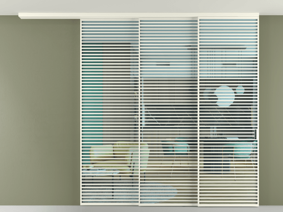 Алюминевая перегородка АЛПР 040.07_АЖМ_ПРОЗ ГОЛ_new. Цвет Алюминий жемчужный. Материал Алюминий в эмали. Коллекция Перегородка Formato вдоль стены на потолок 3 створки с синхронным механизмом. Фото. Алюминевая перегородка АЛПР 040.07_АЖМ_ПРОЗ ГОЛ_new. Цвет Алюминий жемчужный. Материал Алюминий в эмали. Коллекция Перегородка Formato вдоль стены на потолок 3 створки с синхронным механизмом. Картинка.