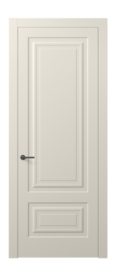 Дверь межкомнатная АКП 8441 МБСР. Цвет Матовый бежево-серый. Материал Гладкая эмаль. Коллекция Маскот. Картинка.