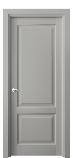 Дверь межкомнатная 0741 МНСР . Цвет Матовый нейтральный серый. Материал Гладкая эмаль. Коллекция Лигнум. Картинка.