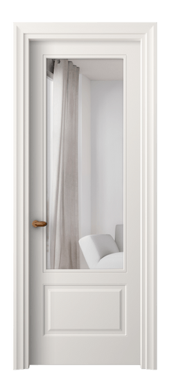 Межкомнатная дверь 8542 МПБЛ ЗЕР. Цвет Матовый пудровый белый. Материал Гладкая эмаль. Коллекция Esse. Фото. Дверь межкомнатная 8542 МПБЛ ЗЕР. Цвет Матовый пудровый белый. Материал Гладкая эмаль. Коллекция Esse. Картинка.