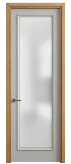 Дверь межкомнатная 6702 БТСР САТ. Цвет Бук тёплый серый. Материал Массив бука эмаль. Коллекция Charm. Картинка.