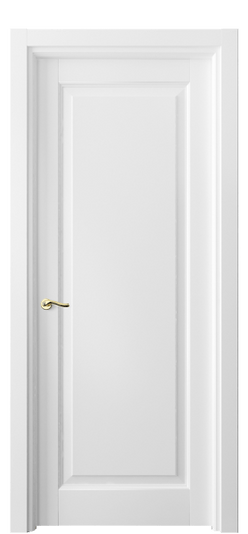 Дверь межкомнатная 0701 МБЛ . Цвет Матовый белоснежный. Материал Гладкая эмаль. Коллекция Лигнум. Картинка.