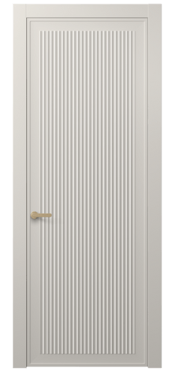 Дверь межкомнатная АКП 8642 МОС. Цвет Матовый облачно-серый. Материал Гладкая эмаль. Коллекция Alba. Картинка.