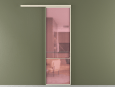 Перегородка Formato вдоль стены 1 створка