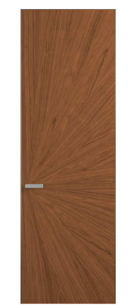 Дверь межкомнатная АКП 0206 ОМДМР Орех медный матовый. Цвет Орех медный матовый рифт. Материал Радиальный шпон НатурВуд. Коллекция Рифт. Картинка.